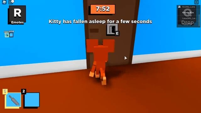 ИЩЕМ СЕКРЕТНУЮ КОНЦОВКУ С ЛАНОЙ! Roblox Kitty смотреть онлайн