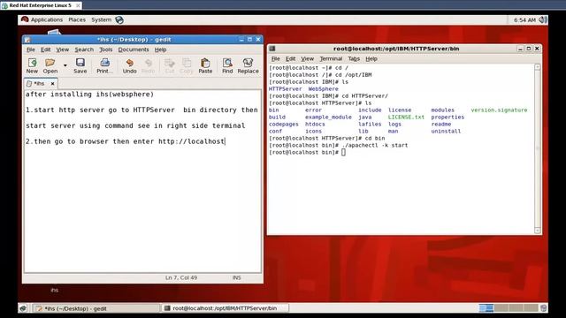 WAS IHS http server start 1 смотреть онлайн