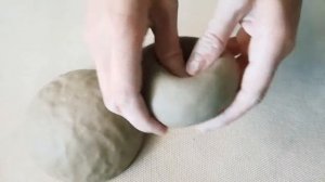 Как сделать миску из шара. Мастер-класс по лепке из глины.
