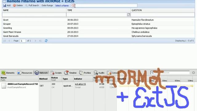 Remote Filtering with ExtJS + Delphi mORMot смотреть онлайн