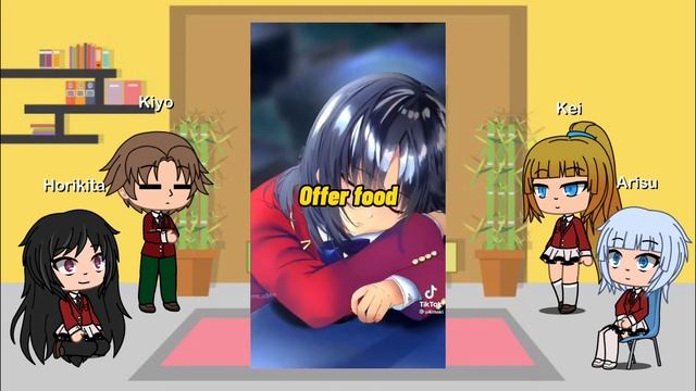 Classroom of the elite react to ayano ||Part 2||. смотреть онлайн