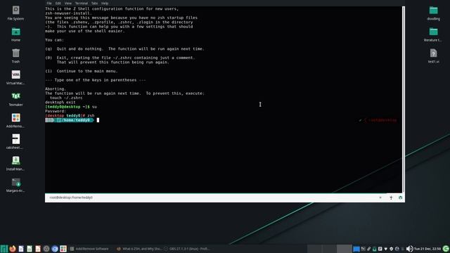manjaro tricks - configuring zsh in xfce-terminal (2021) смотреть онлайн