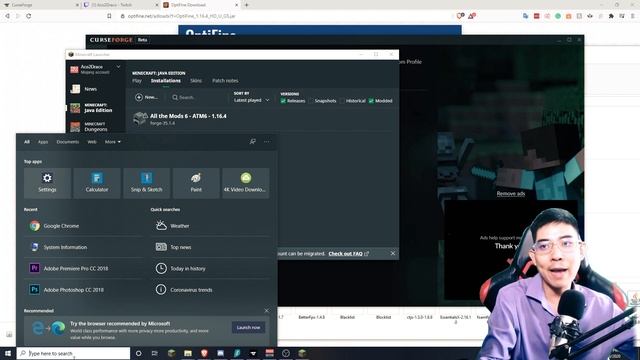 How To Install ALL THE MODS 6 MODPACK for minecraft with curseforge on Windows смотреть онлайн
