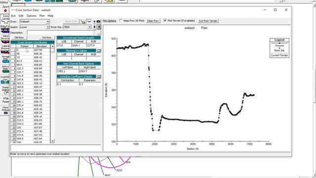 1D Hydraulic Modeling using HEC-RAS (7/10) - Explore Cross Sections смотреть онлайн