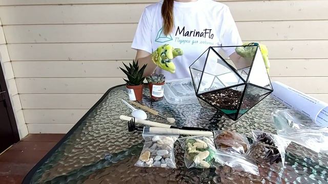 Инструкция по созданию флорариума. Набор для создания флорариума.