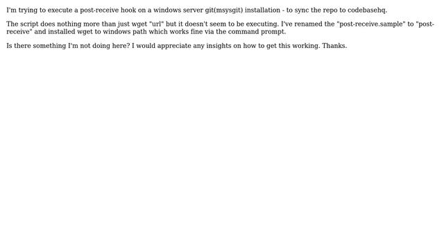DevOps & SysAdmins: Executing git post-receive hook on windows server смотреть онлайн