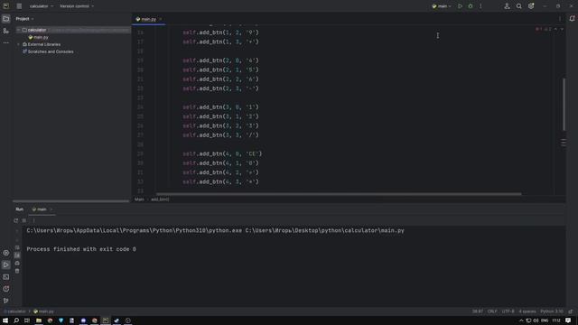 Калькулятор на Python CustomTkinter смотреть онлайн