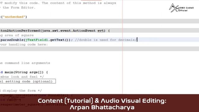 Area & Perimeter of Square - Java Program (Basic) | Reference to class XI - I.T. (802) | ARBX CodeX смотреть онлайн