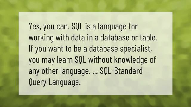 How long does it take to learn SQL? смотреть онлайн