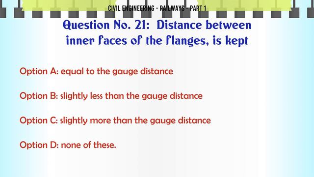 MCQ Questions Railways - Part 1 with Answers смотреть онлайн