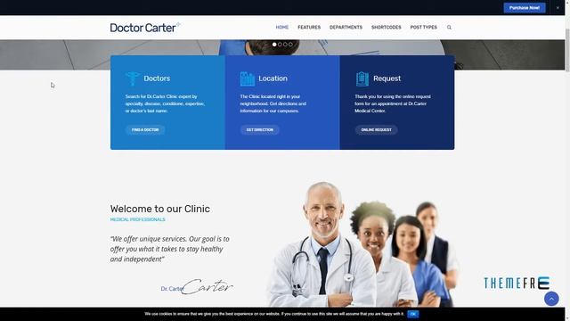 Doctor Carter - Medical WordPress Theme Lawson Everett смотреть онлайн