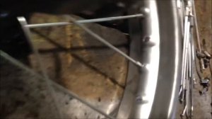 Спицовка и центровказаднего колеса питбайка