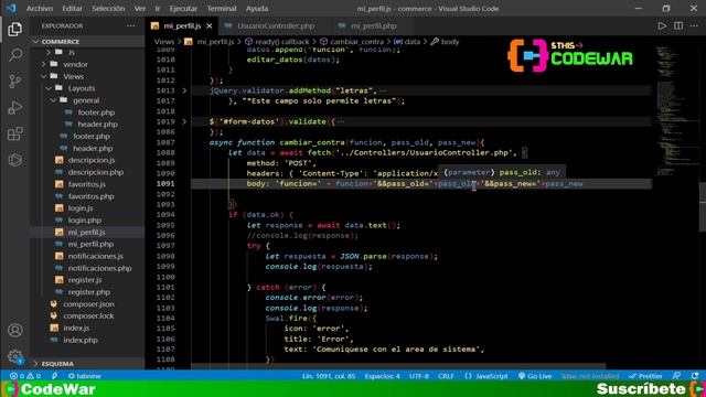 86. Correcto manejo de métodos Asincrónicos parte 13 - E-commerce con PHP JS MYSQL HTML CSS смотреть онлайн