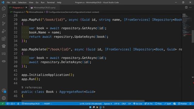 ABP Framework Minimalist Application with CRUD operations (Part 3) смотреть онлайн