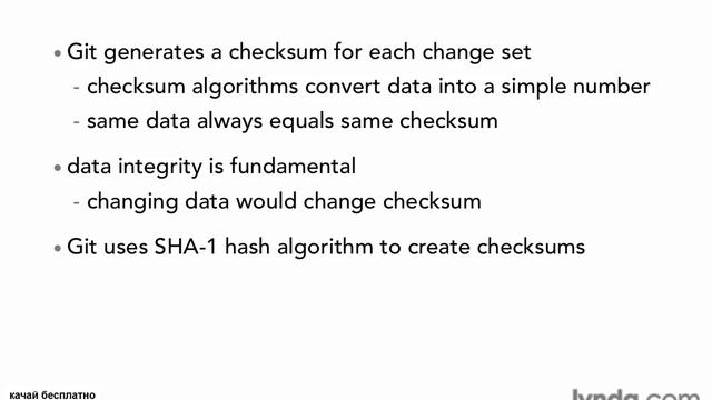 4.03 Git Concepts and Architecture Using hash values SHA 1 (Как git ссылается на свои коммиты) смотреть онлайн