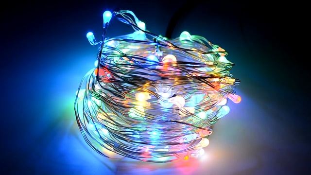 Электрогирлянда Роса 100+Fw мульти Led капель 10,0 м. - TY100M смотреть онлайн