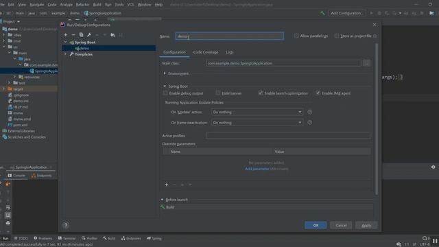 how to edit configuration intellij spring boot смотреть онлайн