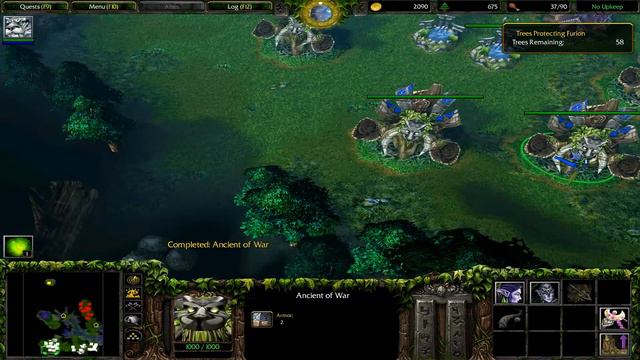 Warcraft 3 Campaign Playthrough Hard Mode - Part 30 (Chapter 3, The Awakening of Stormrage Hard) El смотреть онлайн