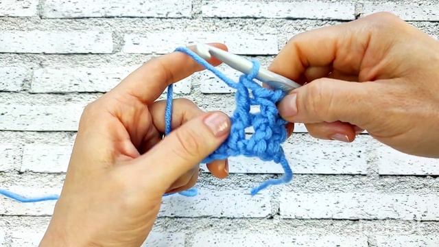 Лицевой рельефный столбик с накидом. Вязание крючком для начинающих смотреть онлайн