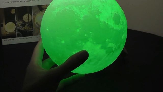 REVIEW: 3D Moon Lamp - Cool LED Mood Light w. 16 Colors! смотреть онлайн