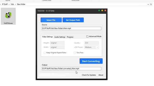 Convert H.265 videos to H.264 using Vid2Old (Free & Easy) смотреть онлайн