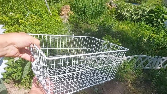 Самоделка из старой ржавой продуктовой карзинки. Багажник для велосипеда своими руками. смотреть онлайн