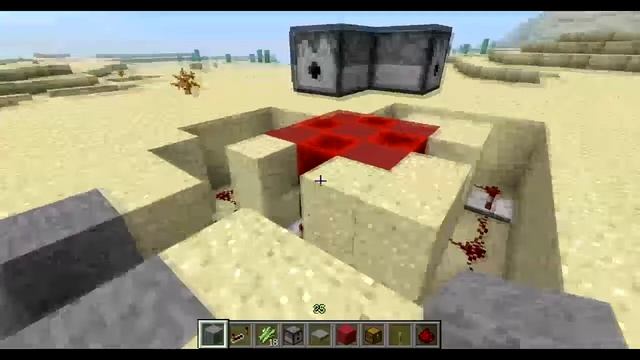 Minecraft Креатив-режим. Раздатчик в воздухе смотреть онлайн