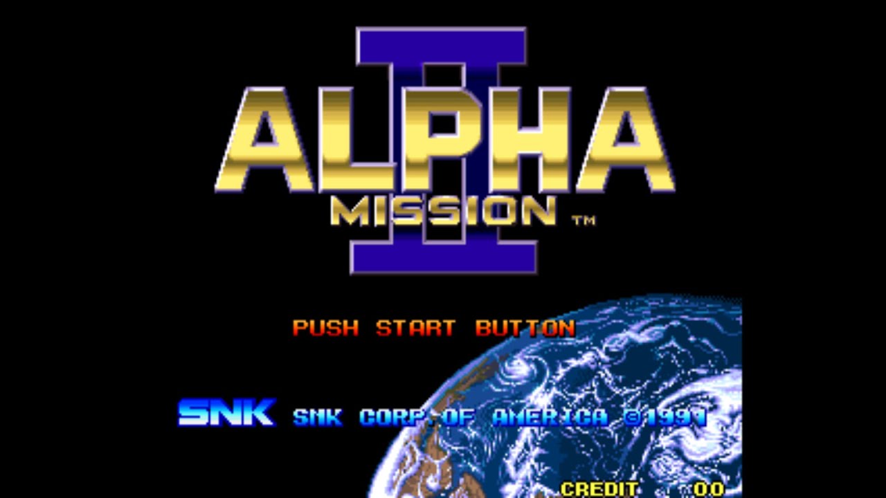 FULL GAME ARCADE Alpha Mission II 1991 смотреть онлайн
