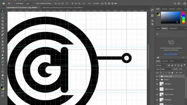 Photoshop Tutorial - Letter AG Crypto Logo in Adobe Photoshop CC смотреть онлайн