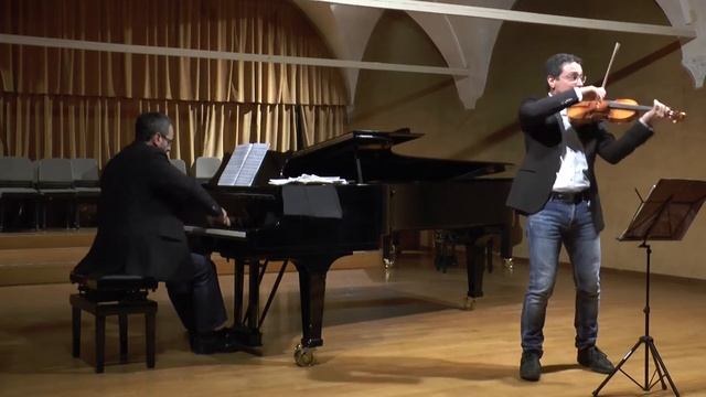 DEVIL'S DANCE by John Williams -Enzo Ligresti,violin and Achille Gallo,piano смотреть онлайн