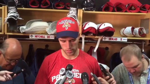 Aaron Ekblad Discusses Painful Loss To Leafs смотреть онлайн