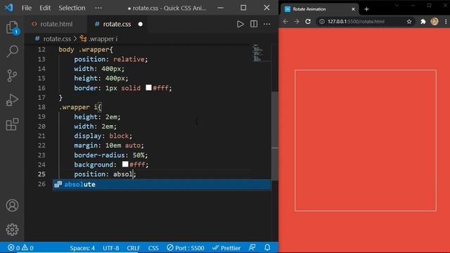 Quick CSS Loader Animation | Pure CSS Loader Animation смотреть онлайн