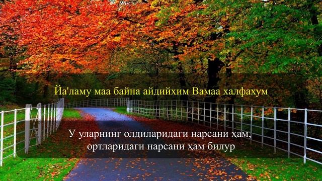 Aят Aл Курси - красивое чтение /Оят Ал Курси - гўзал қироат  / Ayatul Kursi  - beautiful recitation