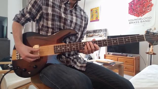 Knock On Wood - Eddie Floyd - bass cover смотреть онлайн