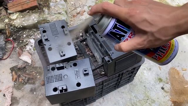 Restoration 1950s SONY sound system and speakers смотреть онлайн
