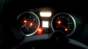 Megane II 1.5 dci, холодный запуск.
