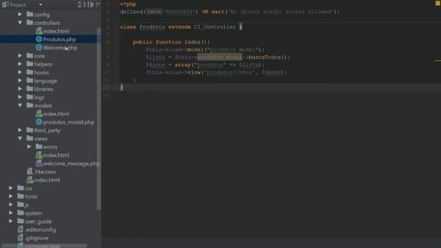 #01 - Listar produtos do banco de dados com CodeIgniter PHP MySQL смотреть онлайн