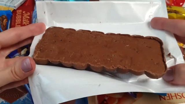 Unwrapping ASMR Milka Chocolate Bubbles Kokoc