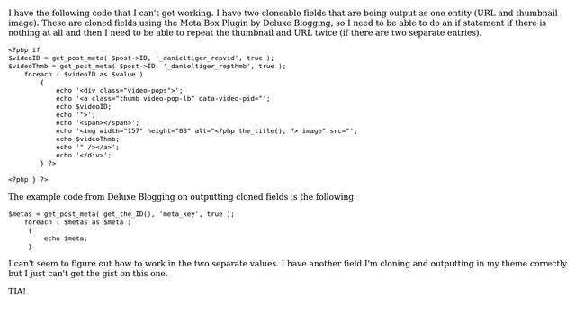 Wordpress: Meta Box Plugin Cloned Fields - Multiple Foreach values (2 Solutions!!) смотреть онлайн