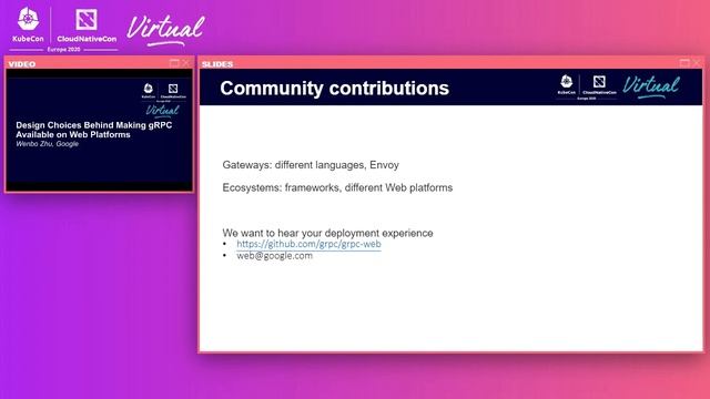 Design Choices Behind Making gRPC Available on Web Platforms - Wenbo Zhu, Google смотреть онлайн