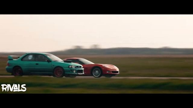 Corvette vs Subaru Impreza GC8 смотреть онлайн