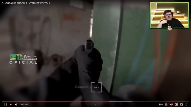 CASIMIRO REAGE: O JOGO QUE BUGOU A INTERNET VOLTOU (FPS REALISTA?) | Cortes do Casimito смотреть онлайн