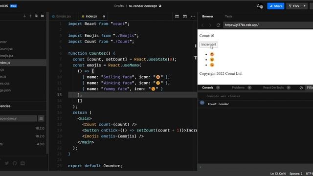 React useMemo смотреть онлайн