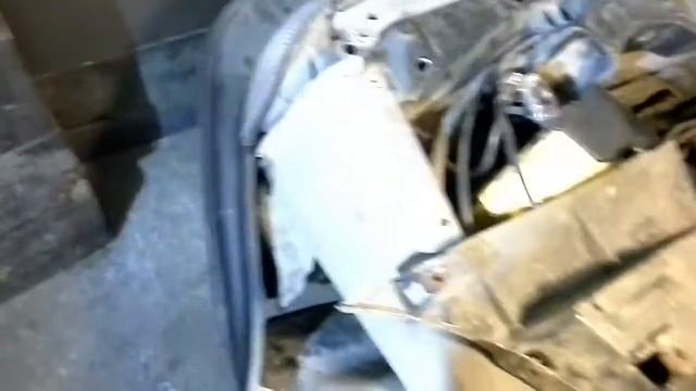 Снятие переднего левого крыла нексия