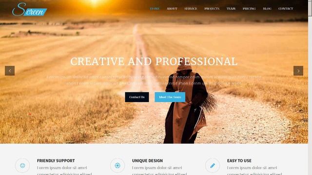 Screen - Responsive Onepage Business WordPress Theme - WordPress Download смотреть онлайн