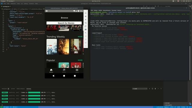 Automated E2E tests of React Native app using Detox смотреть онлайн