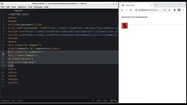 Coding semantic ui interactive comments styles|semantic ui comments| Comments styles|styled comment смотреть онлайн