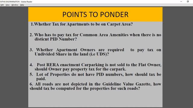 Virtual knowledge sharing Session Guidance Value Based Property Tax System notified by BBMP. смотреть онлайн