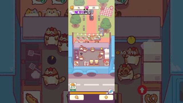 Foodtruck Cat Snack Bar Game Scene #shorts #catsnackbar смотреть онлайн