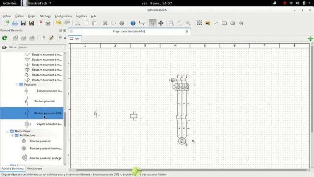 QElectroTech:Auto Draw Conductors